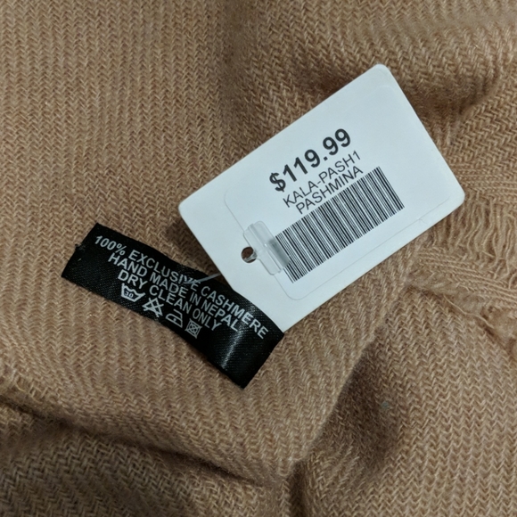 NEW 100% Pair of Cashmere Pashmina Scarves - Picture 2 of 4